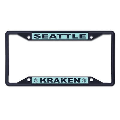 WinCraft Seattle Kraken Chrome Colored License Plate Frame