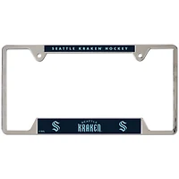 WinCraft  Seattle Kraken Chrome Plated Metal License Plate Frame