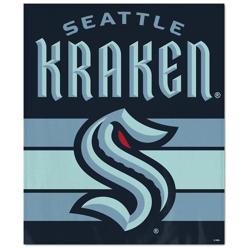 Couverture ultra moelleuse WinCraft Seattle Kraken 50" x 60"