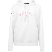 Sweat à capuche blanc Seattle Kraken pour femme Levelwear avec motif fête des mères