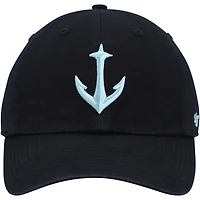 Casquette ajustable '47 Seattle Kraken Clean Up pour femmes, noire