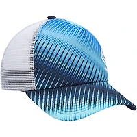 Women's adidas Light Blue/White Seattle Kraken Graphic Foam Trucker Snapback Hat