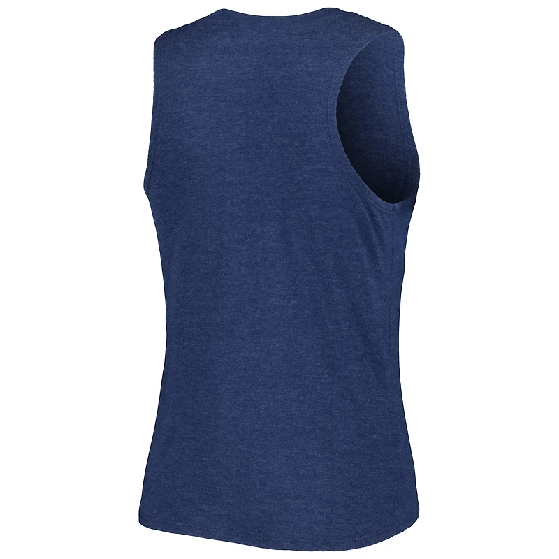 Women's Concepts Sport Deep Sea Blue/Gray Seattle Kraken Meter Muscle Tank Top & Pants Sleep Set