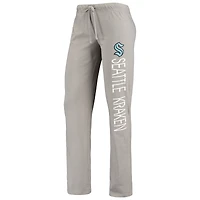 Women's Concepts Sport Deep Sea Blue/Gray Seattle Kraken Meter Tank Top & Pants Sleep Set