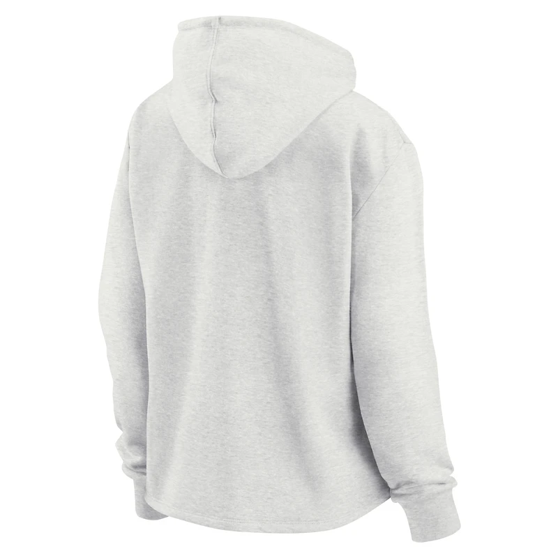 Sweat à capuche quart de zip Fanatics Ash Seattle Kraken True Classics Legacy pour femmes