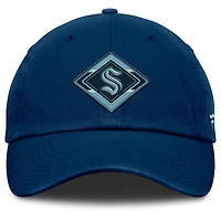 Women's Fanatics Deep Sea Blue Seattle Kraken Authentic Pro Rink Adjustable Hat