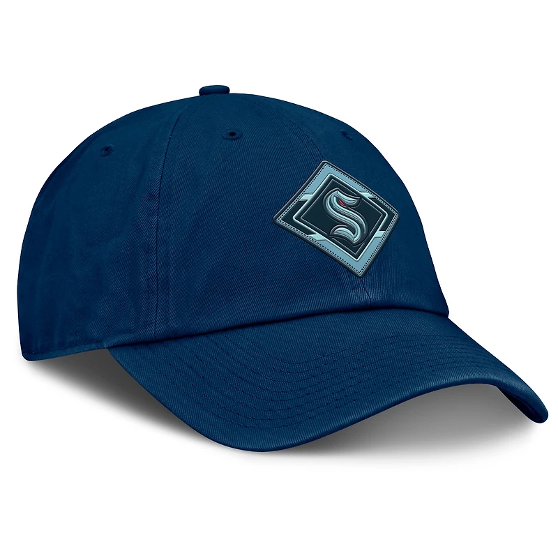 Women's Fanatics Deep Sea Blue Seattle Kraken Authentic Pro Rink Adjustable Hat