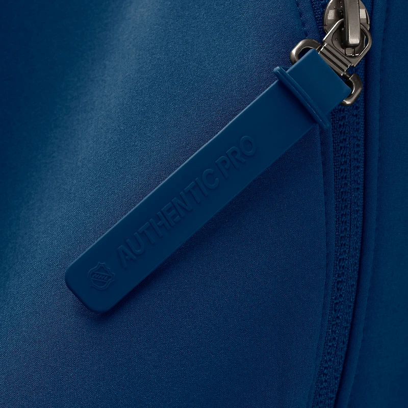 Women's Fanatics Deep Sea Blue Seattle Kraken Authentic Pro Rink Raglan Full-Zip Hoodie