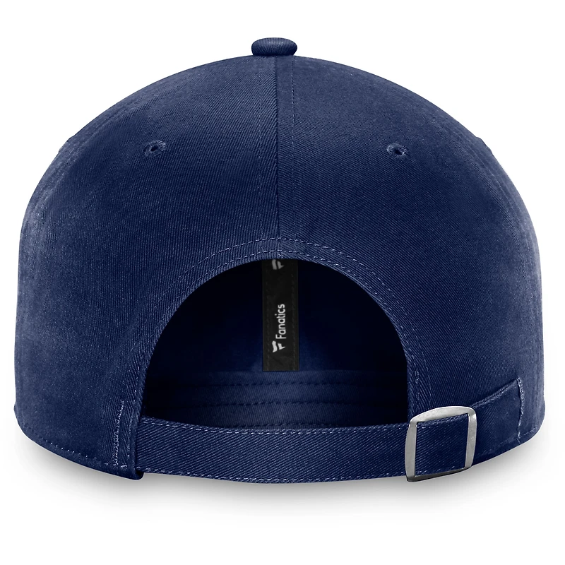 Fanatics Branded Deep Sea Blue Seattle Kraken Core Logo principal - Casquette ajustable