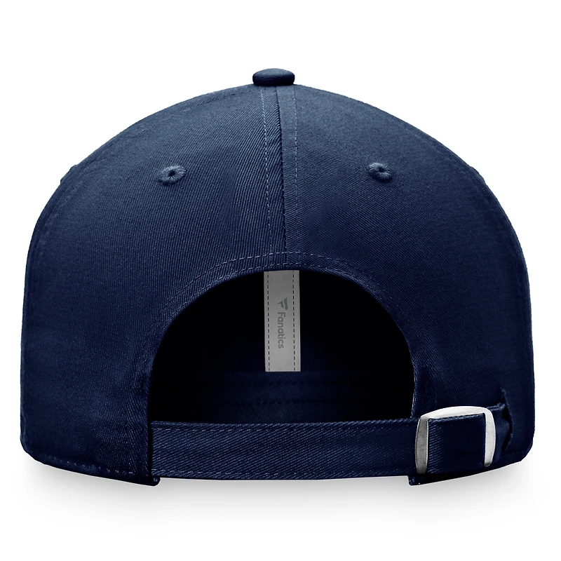 Casquette ajustable pour femme Fanatics Deep Sea Blue Seattle Kraken Fundamental Script