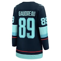 Maillot de l'équipe féminine Fanatics Frederick Gaudreau Deep Sea Blue Seattle Kraken Home Breakaway