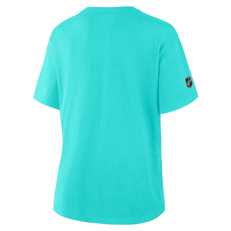 Women's Fanatics Ice Blue Seattle Kraken Authentic Pro Primary T-Shirt