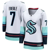 Women's Fanatics Jordan Eberle White Seattle Kraken Away Breakaway Jersey