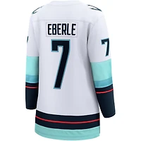 Women's Fanatics Jordan Eberle White Seattle Kraken Away Breakaway Jersey