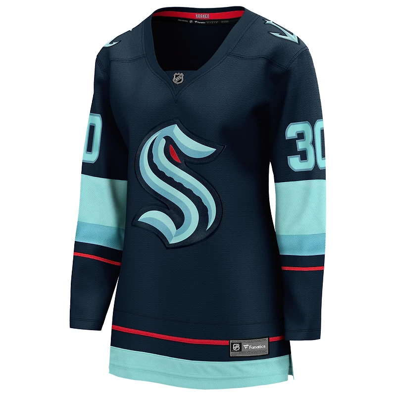 Women's Fanatics Matt Murray Deep Sea Blue Seattle Kraken Home Breakaway Jersey