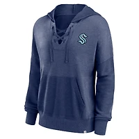 Sweat à capuche lacets Fanatics Navy Seattle Kraken Breakout pour femme