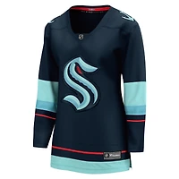 Women's Fanatics  Navy Seattle Kraken Home Breakaway Jersey