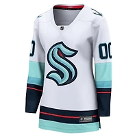 Fanatics pour femmes blanc Seattle Kraken Away - Maillot personnalisé Breakaway