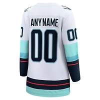 Fanatics pour femmes blanc Seattle Kraken Away - Maillot personnalisé Breakaway