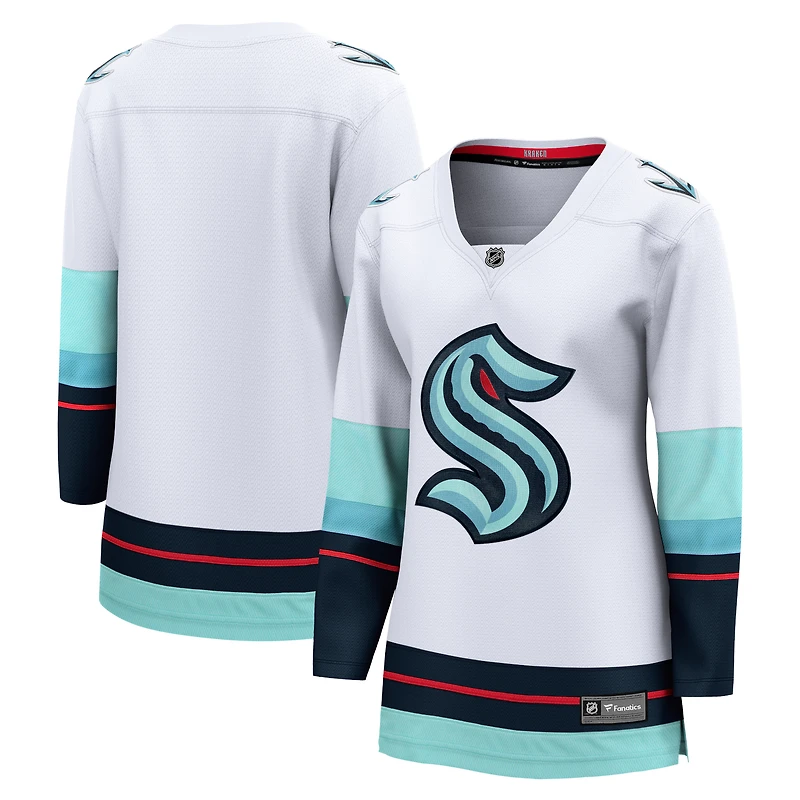 Maillot extérieur blanc Seattle Kraken Breakaway pour femme Fanatics