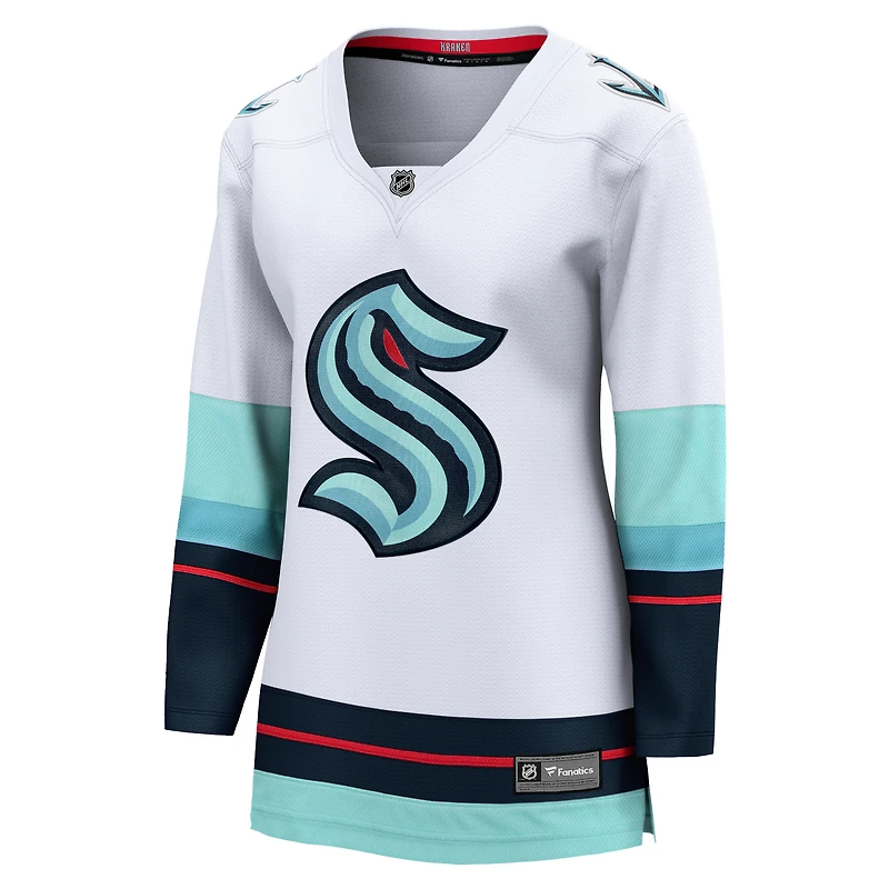 Maillot extérieur blanc Seattle Kraken Breakaway pour femme Fanatics