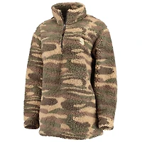 Veste à fermeture éclair quart de zip Seattle Kraken Sherpa G-III Sports by Carl Banks pour femme