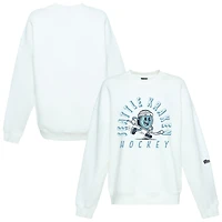Sweat-shirt oversize Hype and Vice blanc Seattle Kraken Action Mascot pour femmes