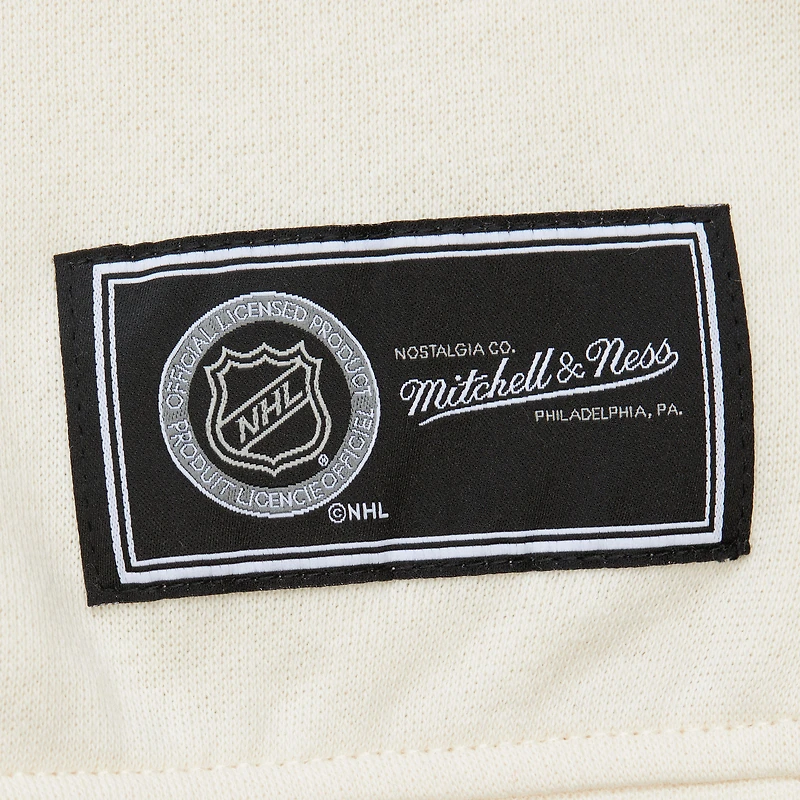 Women's Mitchell & Ness  Cream Seattle Kraken Logo 3.0 Pullover Sweatshirt