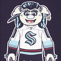 Sweat-shirt à col rond pour femme Pro Standard Deep Sea Blue Seattle Kraken Mascot
