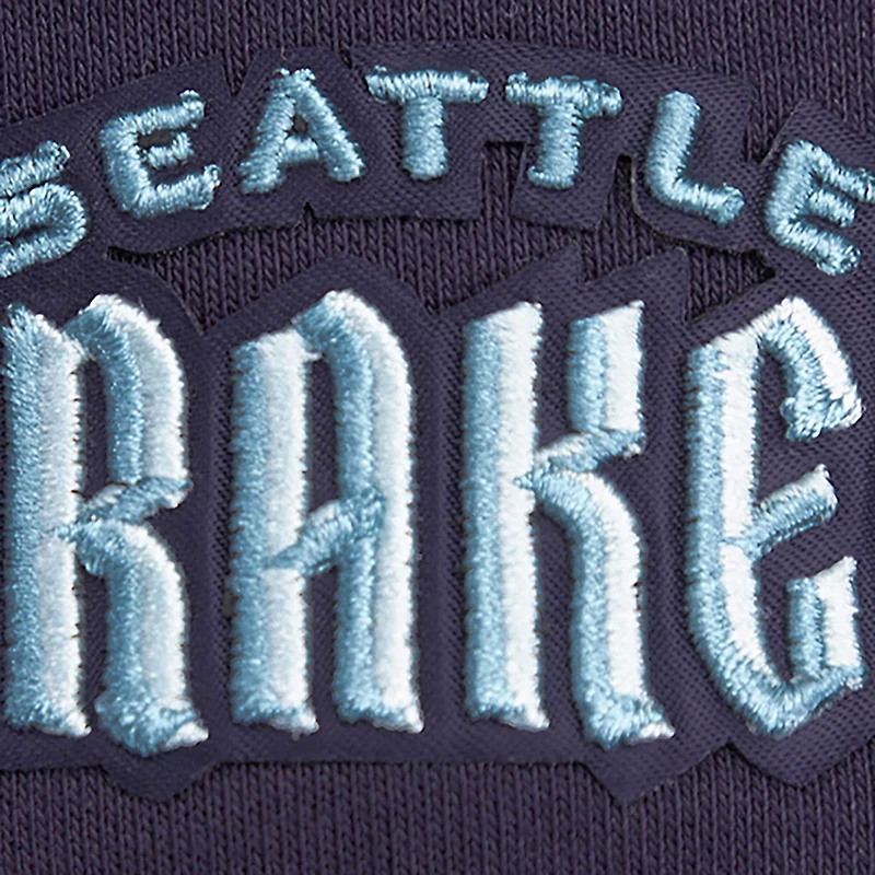 Sweat-shirt à col rond pour femme Pro Standard Deep Sea Blue Seattle Kraken Mascot