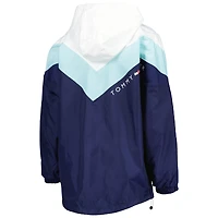Coupe-vent à demi-zip Seattle Kraken Staci Tommy Hilfiger pour femme Bleu/Deep Sea Blue