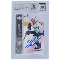 Yanni Gourde Seattle Kraken Autographed 2021-22 Upper Deck Extended Series #628 Beckett Fanatics Witnessed Authenticated Card