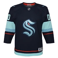 Youth Navy Seattle Kraken Home - Premier Custom Jersey