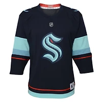 Jeunes Navy Seattle Kraken Home Replica Custom - Maillot