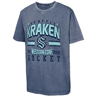 T-shirt court Seattle Kraken Sure pour jeunes bleu marine