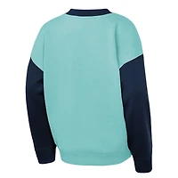 Youth Outerstuff  Light Blue/Deep Sea Blue Seattle Kraken Impact Player Sweatshirt