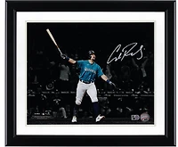Cal Raleigh Seattle Mariners Autographed 11" x 14" Home Run Spotlight Photograph