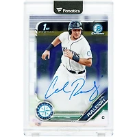 Carte autographiée Cal Raleigh Seattle Mariners 2018 Bowman Chrome #CPA-CR