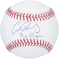 Baseball autographié par Cal Raleigh des Seattle Mariners avec l'inscription « Big Dumper »