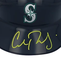 Mini casque de frappeur autographié par Cal Raleigh des Seattle Mariners