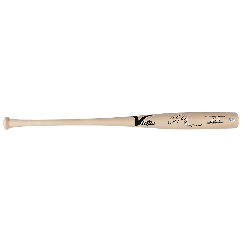 Bâton de baseball Victus autographié par les Mariners de Seattle, modèle de match, avec inscription « Big Dumper ».