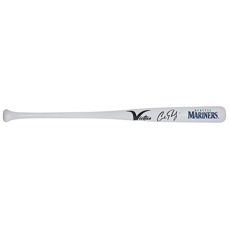 Cal Raleigh Seattle Mariners Autographed Victus Team ID Mini Bat