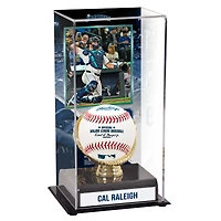 Vitrine d'exposition sublimée Cal Raleigh Seattle Mariners avec image