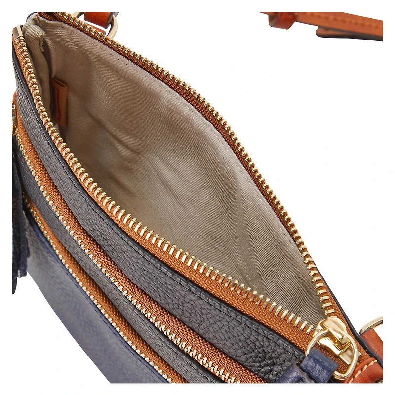 Dooney & Bourke Seattle Mariners Infield Sac à bandoulière à triple fermeture éclair