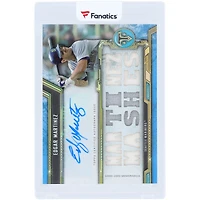 Edgar Martínez Seattle Mariners Autographed 2020 Topps Triple Threads Multi Game-Used Relics #TTAR-EM3 #2/3 Card