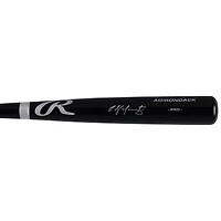 Edgar Martínez Seattle Mariners Autographed Black Rawlings Pro Bat