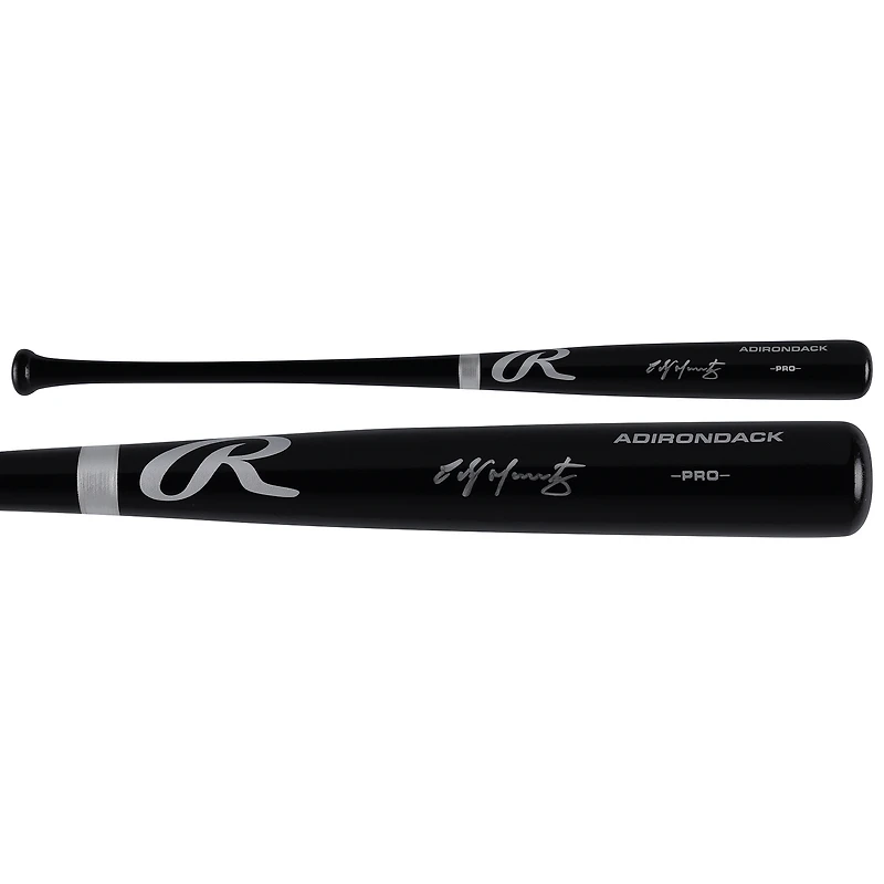 Edgar Martínez Seattle Mariners Autographed Black Rawlings Pro Bat