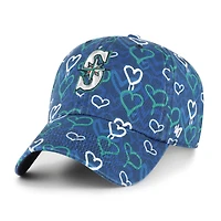 Casquette ajustable « 47 Navy Seattle Mariners Mural Cleanup » pour jeunes filles