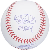 Balle de baseball autographiée par Ichiro Suzuki, Julio Rodriguez et Kyle Lewis des Mariners de Seattle, avec plusieurs inscriptions de recrue de l'année