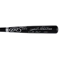 Ichiro Suzuki, Julio Rodriguez & Kyle Lewis Seattle Mariners Autographed Rawlings Pro Bat with Multiple Rookie of the Year Inscriptions